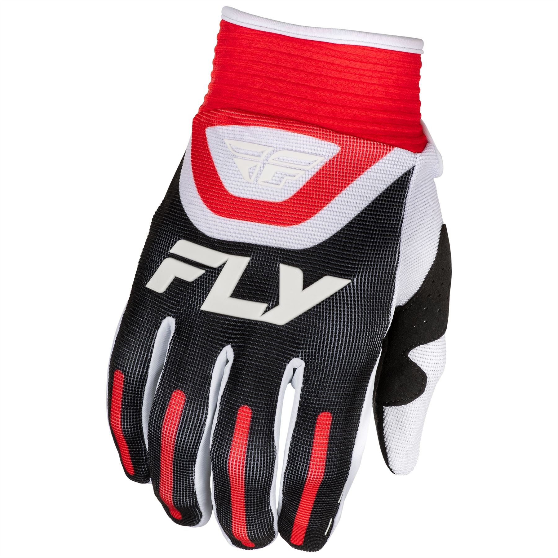 Fly Racing 2025 Youth F-16 Motocross Gloves Black Red White